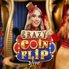 Crazy Coin Flip casino game by Evolution – featured logo at CrazyBet Casino