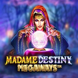Madame Destiny Megaways logo – Slots by Pragmatic Play at CrazyBet Casino