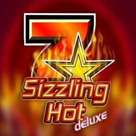 Sizzling Hot Deluxe by Novomatic, showcased at crazybet.eu.com – game logo
